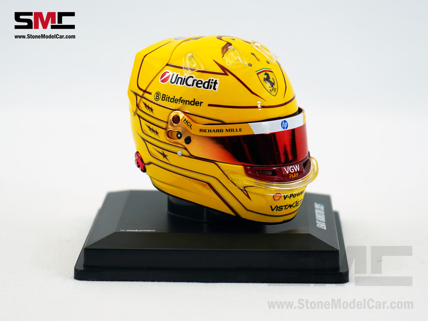 Ferrari F1 SF-25 #44 Lewis Hamilton Season 2025 Looksmart 1:5 Helmet LSHEL008