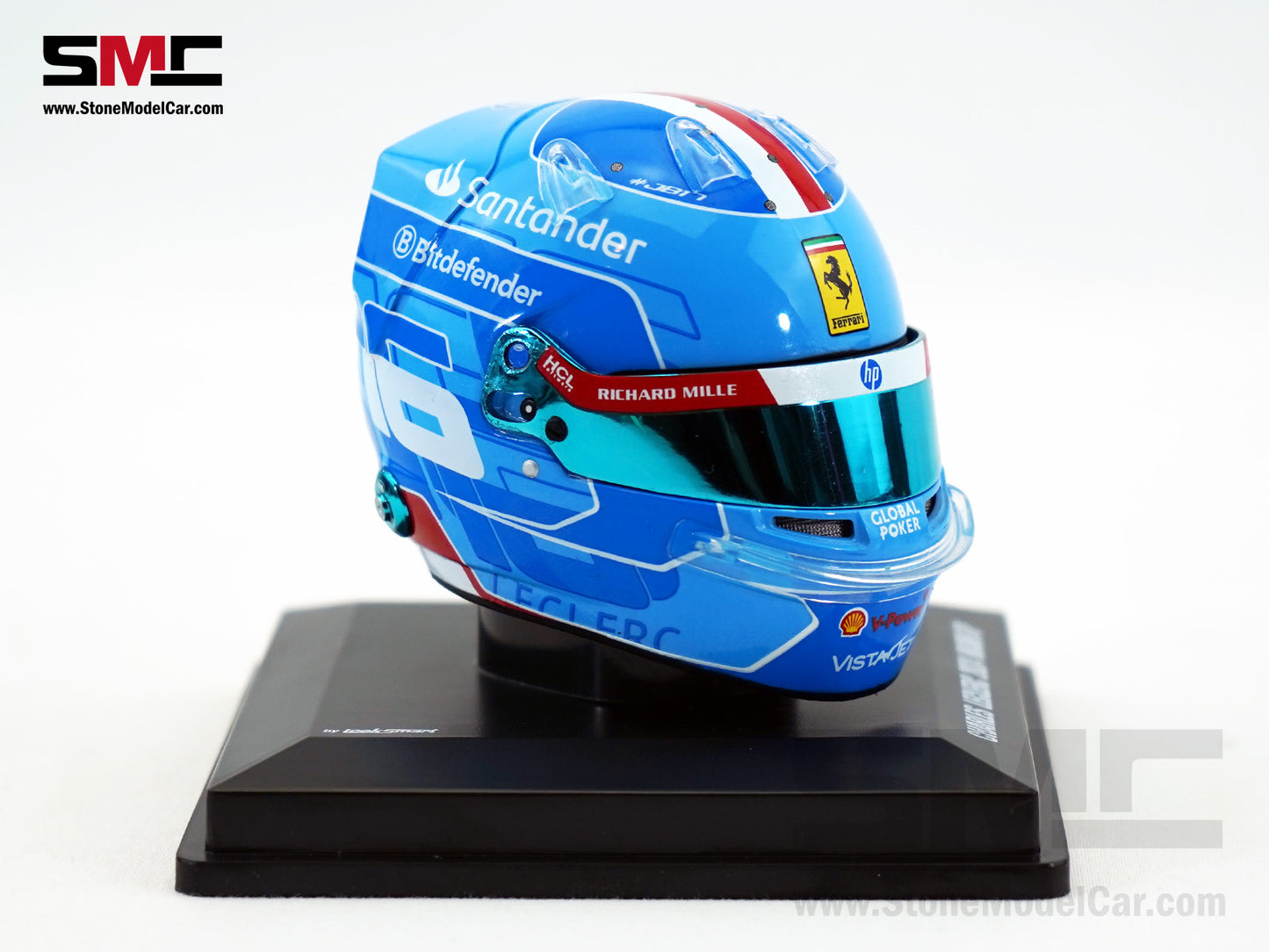 Ferrari F1 SF-24 #16 Charles Leclerc USA Miami GP 2024 Looksmart 1:5 Helmet LSHEL002
