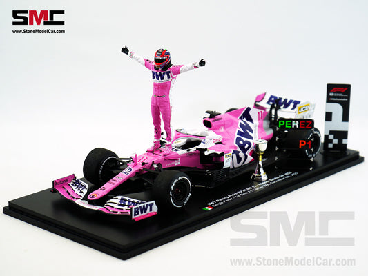 BWT Racing Point F1 RP20 #11 Sergio Perez Sakhir 2020 1st Career Win 1:18 Spark Special Edition