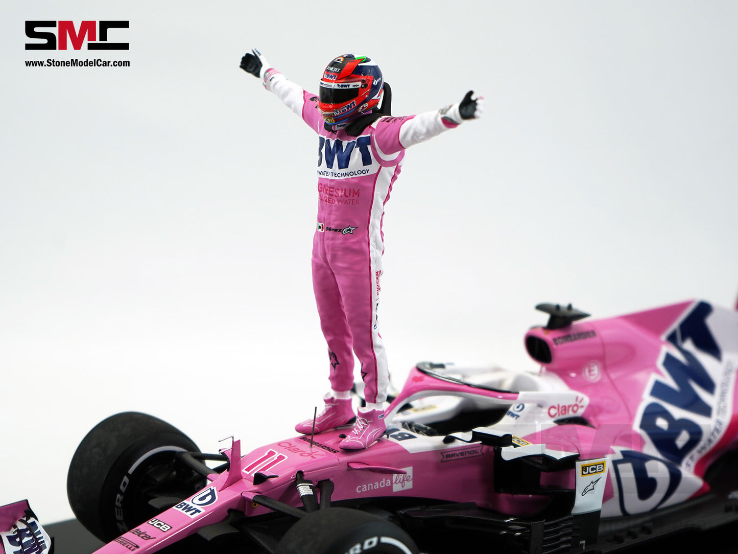 BWT Racing Point F1 RP20 #11 Sergio Perez Sakhir 2020 1st Career Win 1:18 Spark Special Edition