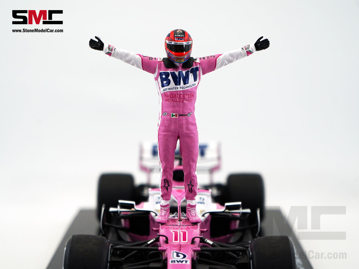 BWT Racing Point F1 RP20 #11 Sergio Perez Sakhir 2020 1st Career Win 1:18 Spark Special Edition