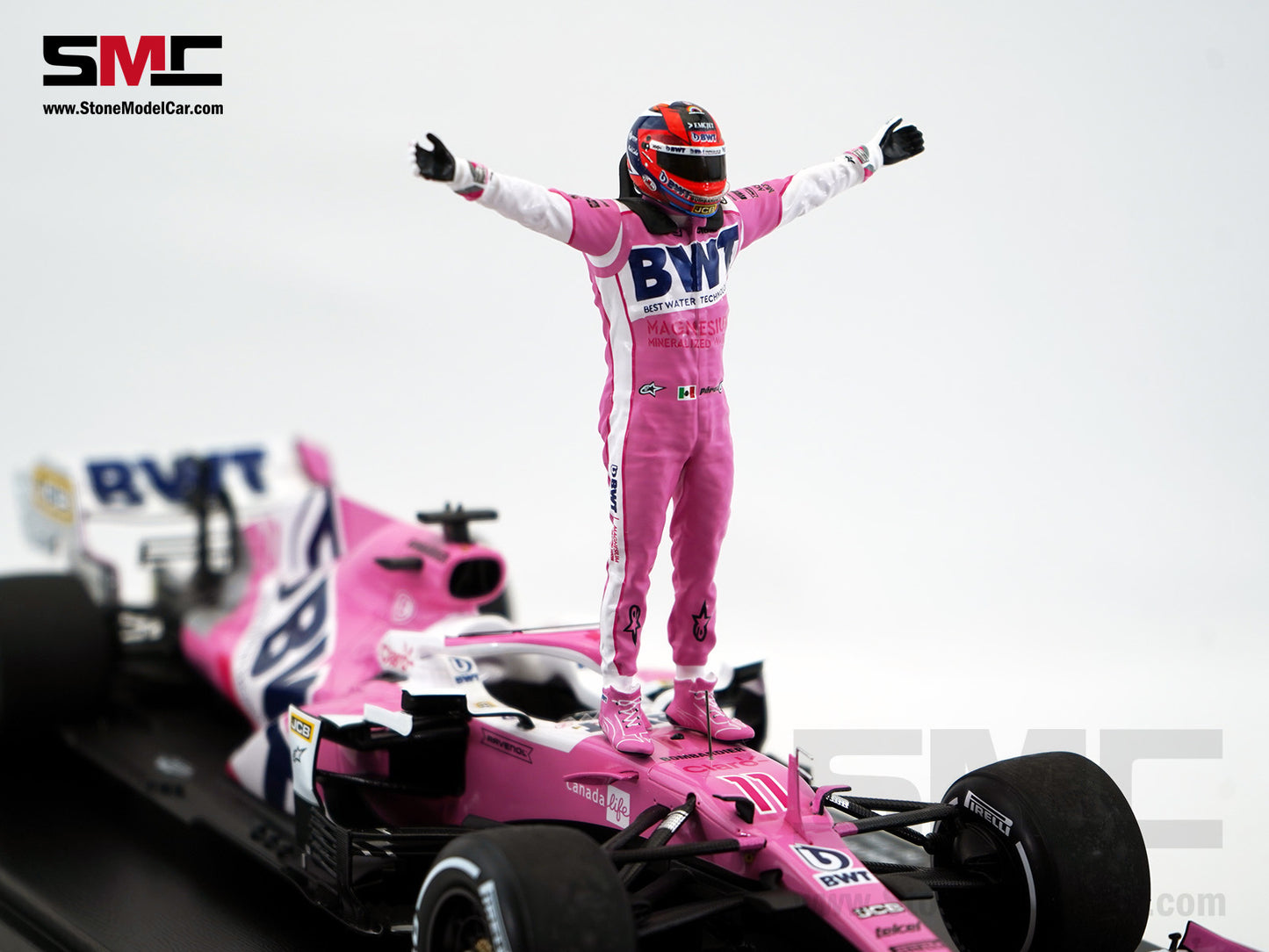 BWT Racing Point F1 RP20 #11 Sergio Perez Sakhir 2020 1st Career Win 1:18 Spark Special Edition