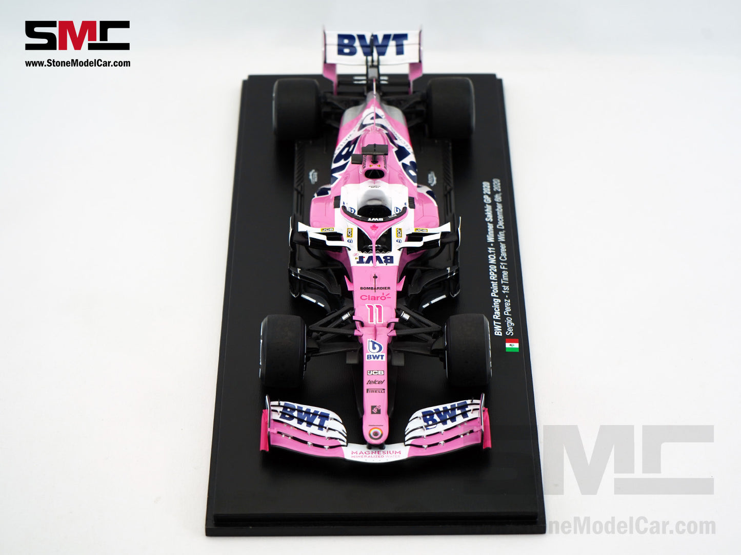 BWT Racing Point F1 RP20 #11 Sergio Perez Sakhir 2020 1st Career Win 1:18 Spark Special Edition