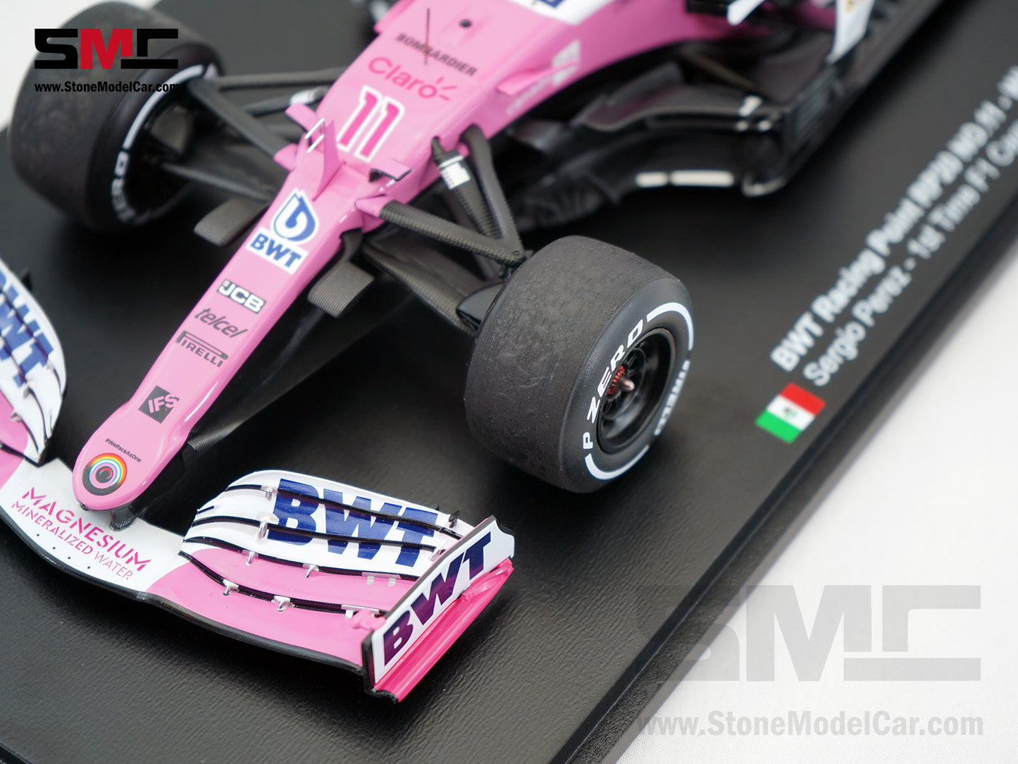 BWT Racing Point F1 RP20 #11 Sergio Perez Sakhir 2020 1st Career Win 1:18 Spark Special Edition