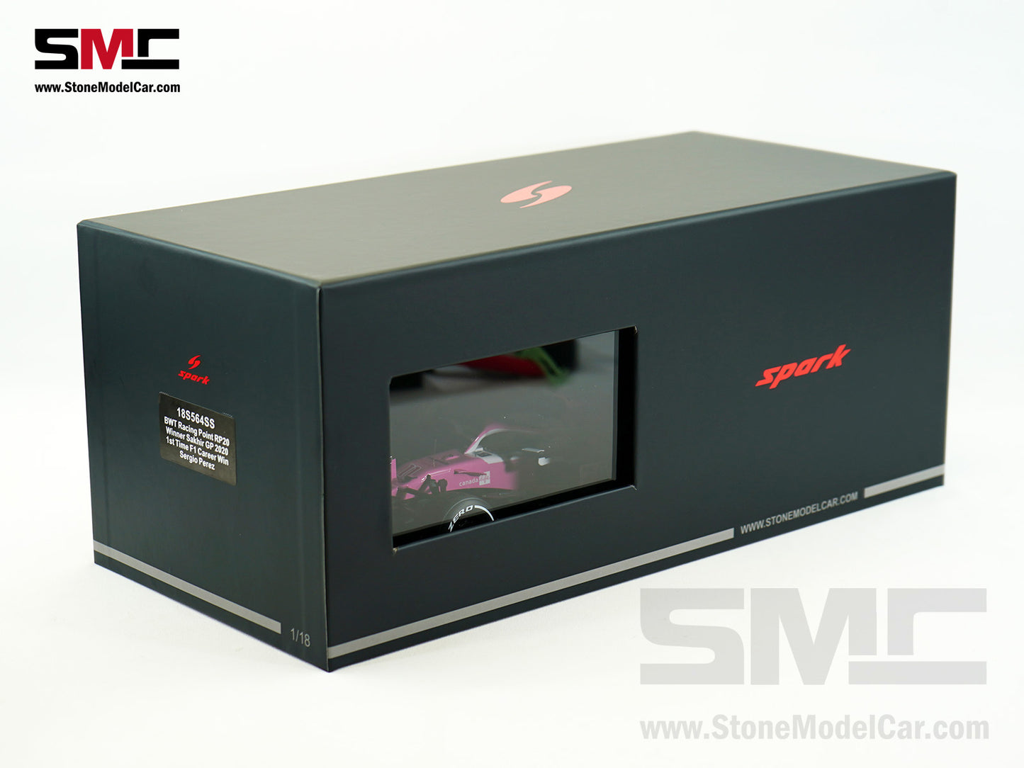 BWT Racing Point F1 RP20 #11 Sergio Perez Sakhir 2020 1st Career Win 1:18 Spark Special Edition