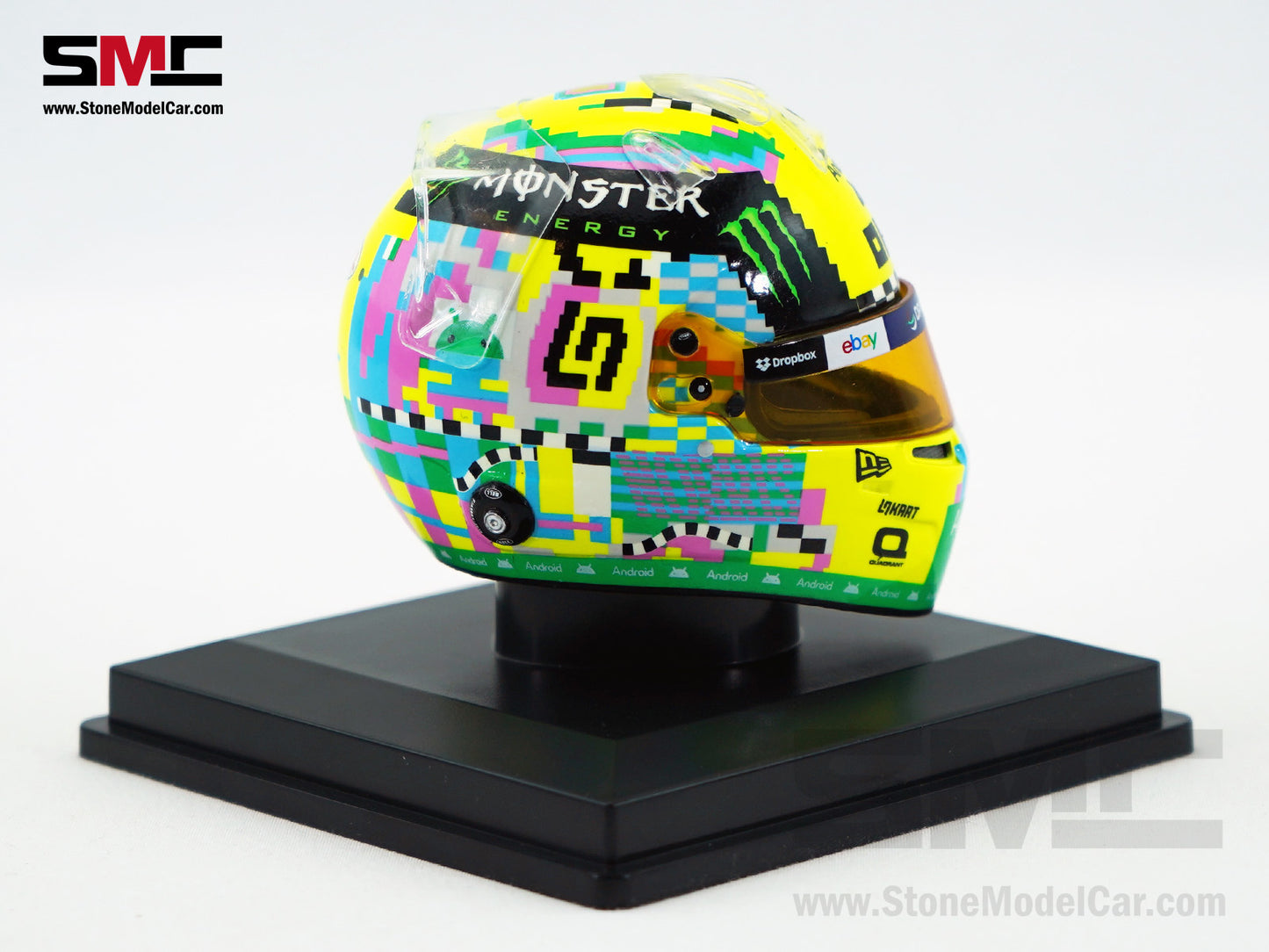 McLaren F1 MCL38 #4 Lando Norris British GP 2024 Special Livery Spark 1:5 Miniature Helmet 5HF162