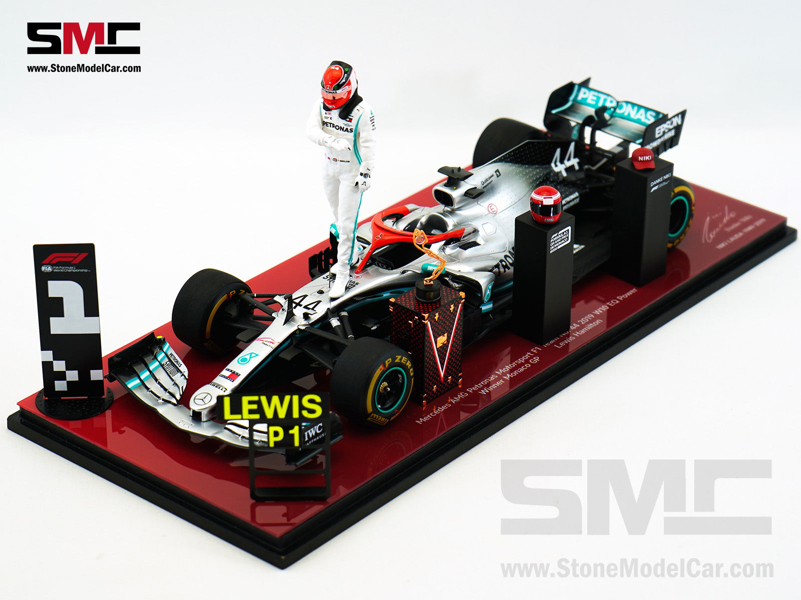 スパーク 1/43 メルセデス W10 2019モナコGP #44 ハミルトン Mercedes AMG F1 W10 #44 Lewis Hamilton Monaco GP 2019 6x WDC
