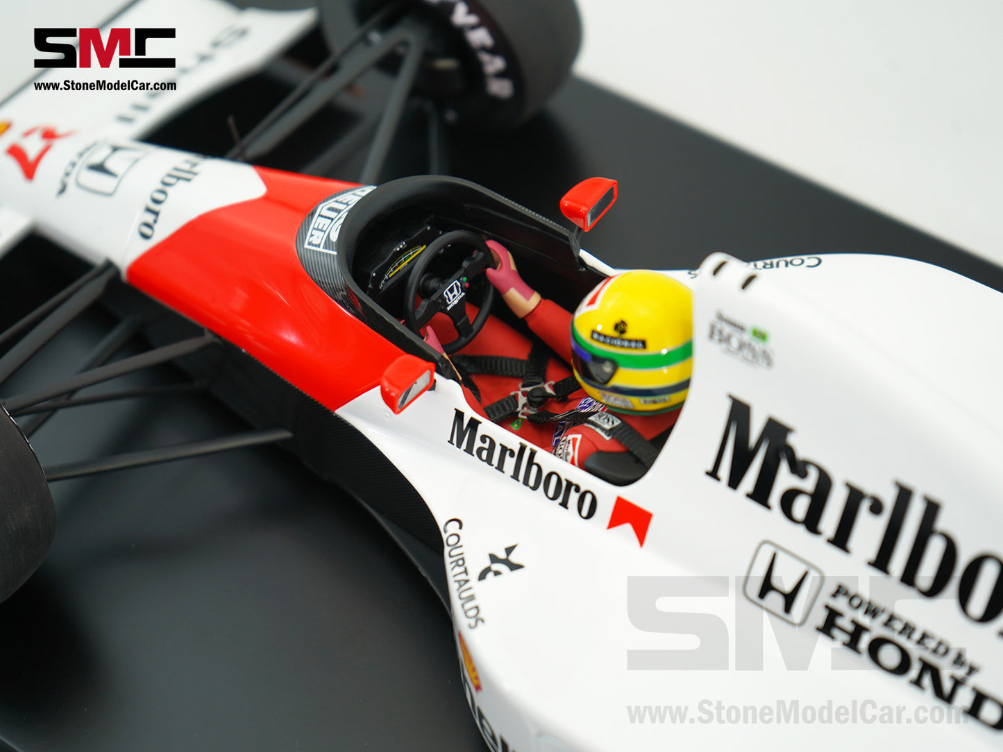Mclaren F1 MP4/5B #27 Ayrton Senna 1990 World Champion 1:12 MINICHAMPS with Decal