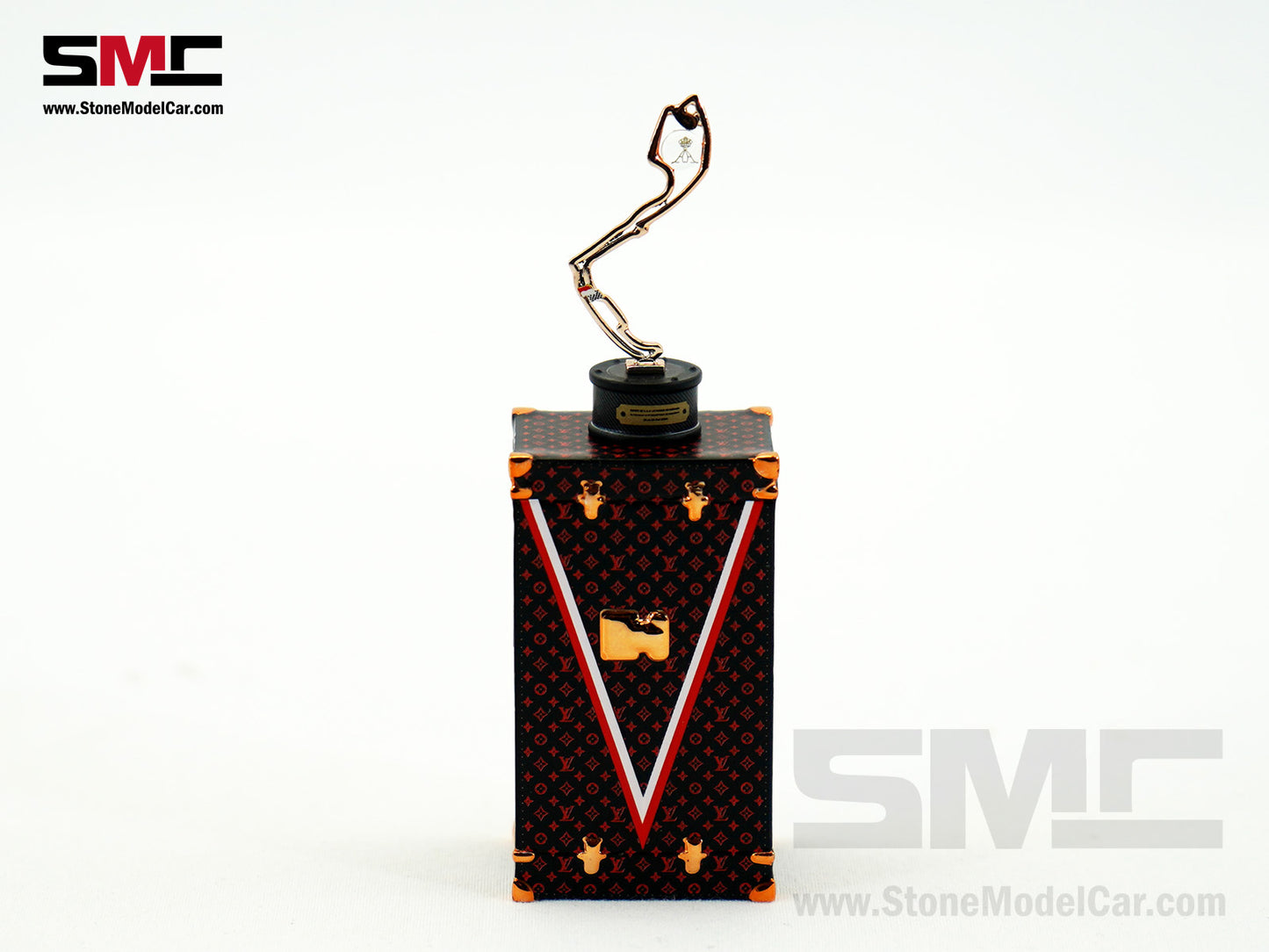 SMC F1 1:18 Monaco GP 2x pcs Trophy Set - Winner Race Circuit Track Trophy, Louis Vuitton Case