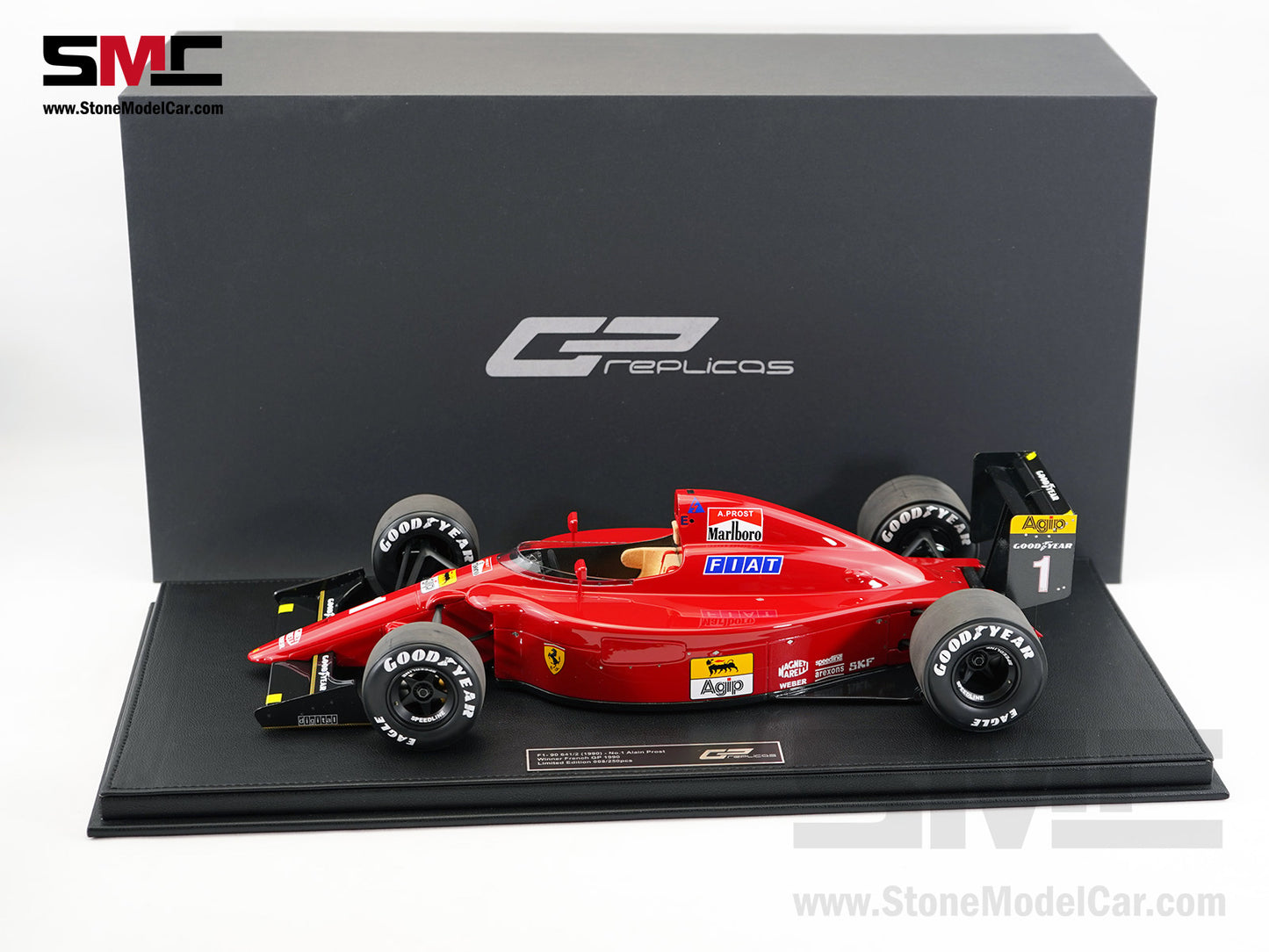 Ferrari F1 - 90 641/2 #1 Alain Prost French Winner 1990 GP Replicas 1:12 GP12-22C with Marlboro Decal