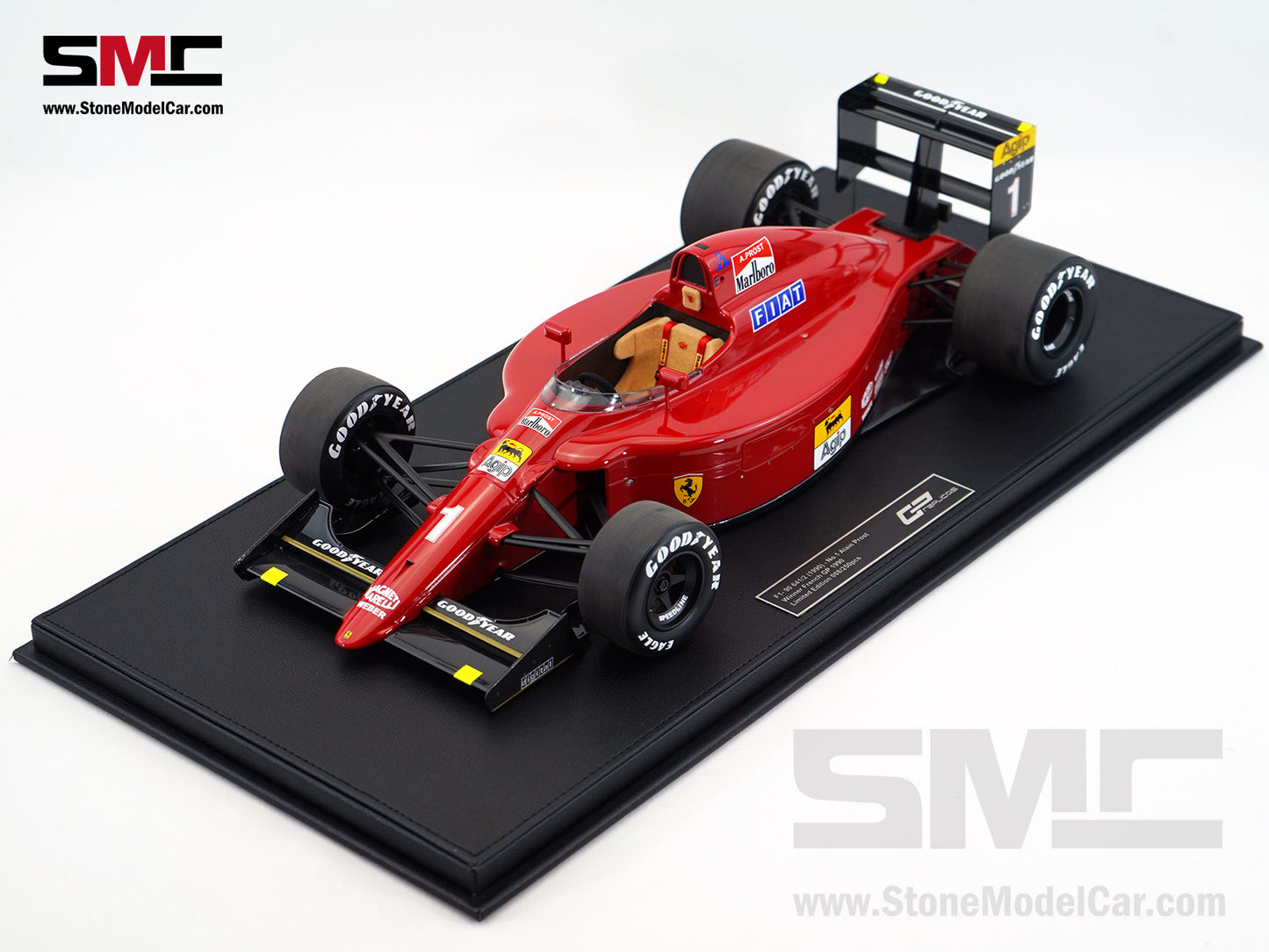 Ferrari F1 - 90 641/2 #1 Alain Prost French Winner 1990 GP Replicas 1:12 GP12-22C with Marlboro Decal