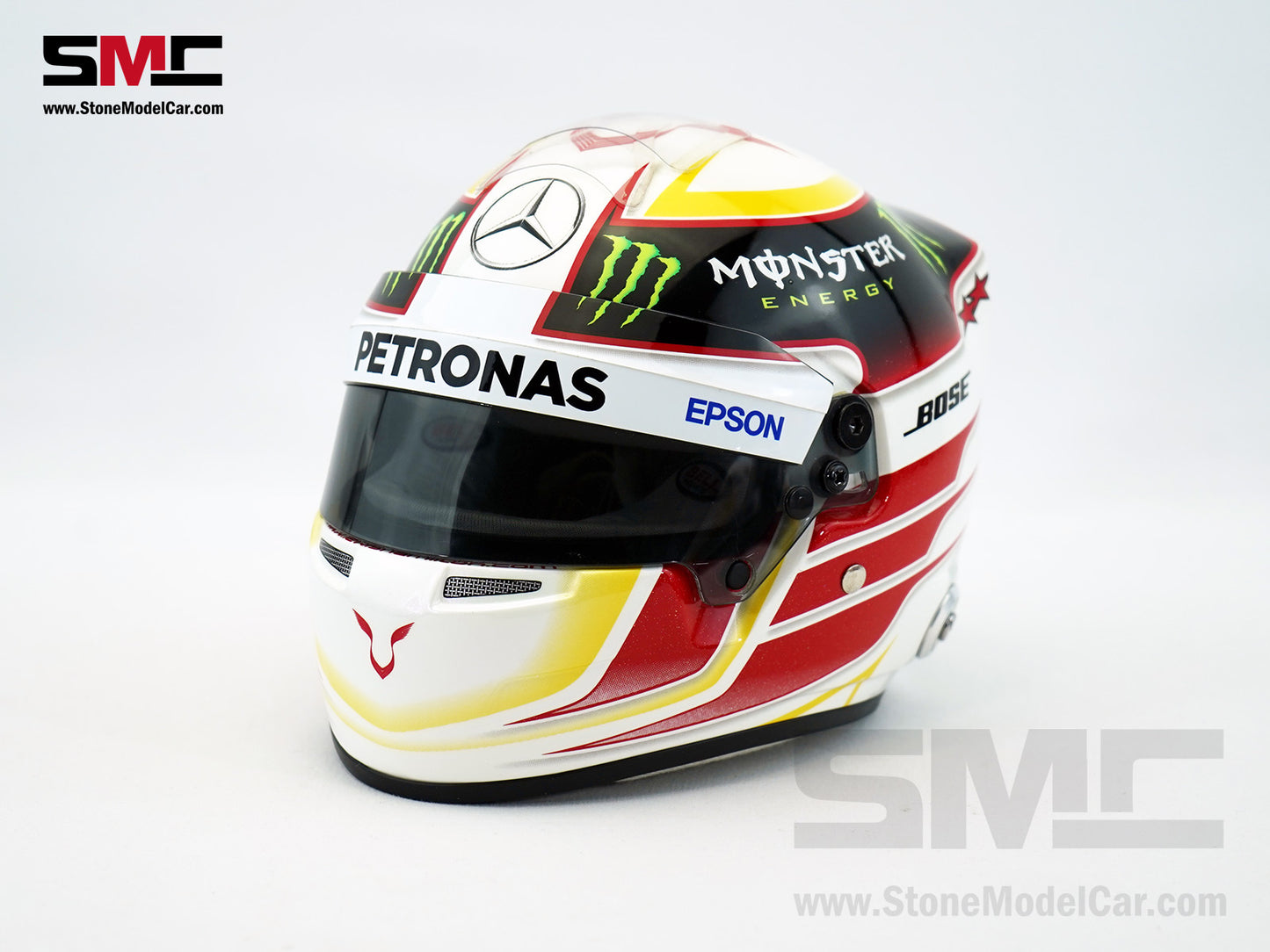 Mercedes F1 W06 #44 Lewis Hamilton US GP 2015 3x Times World Champion BELL 1:2 Miniature Helmet