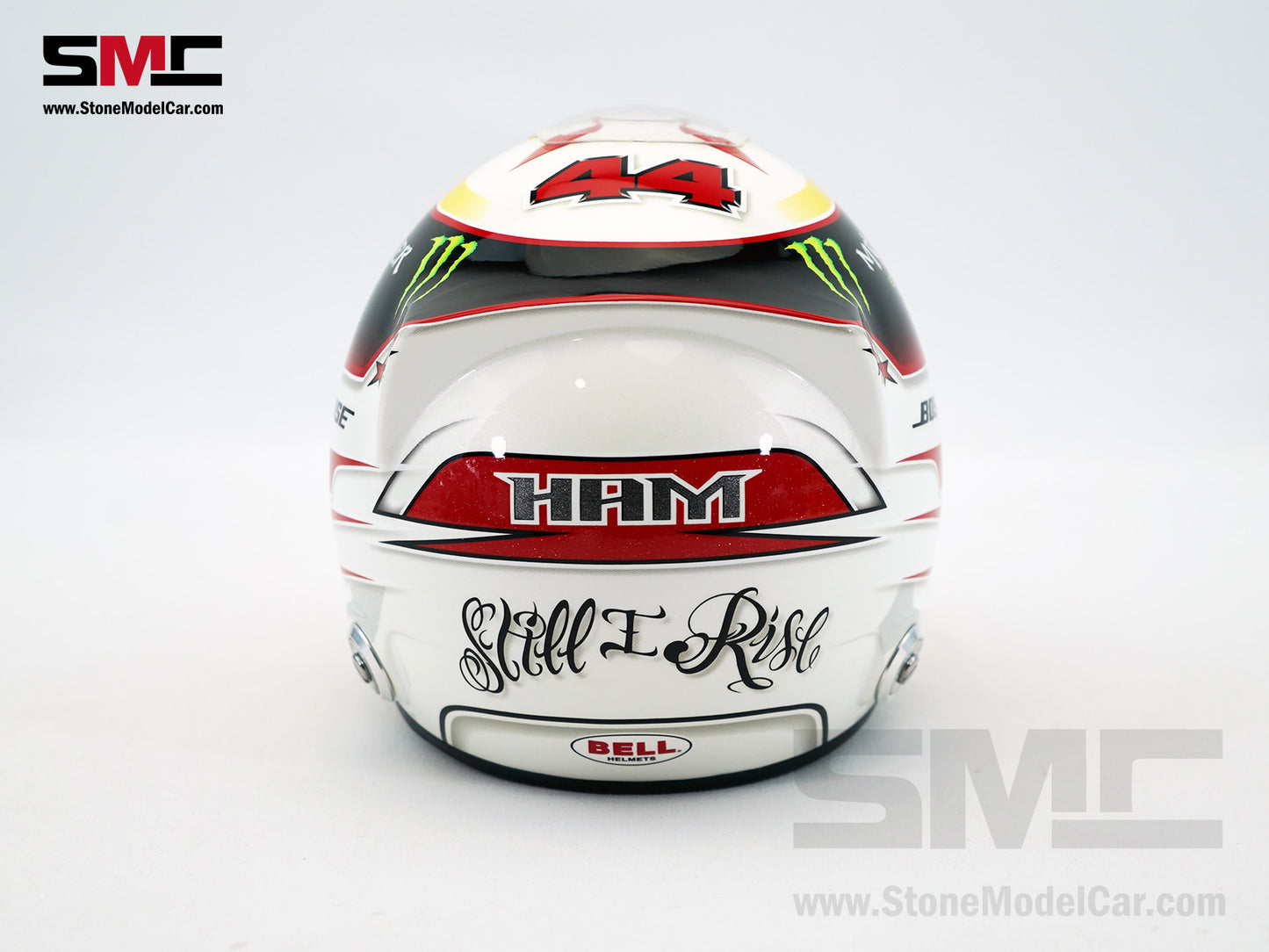 Mercedes F1 W06 #44 Lewis Hamilton US GP 2015 3x Times World Champion BELL 1:2 Miniature Helmet