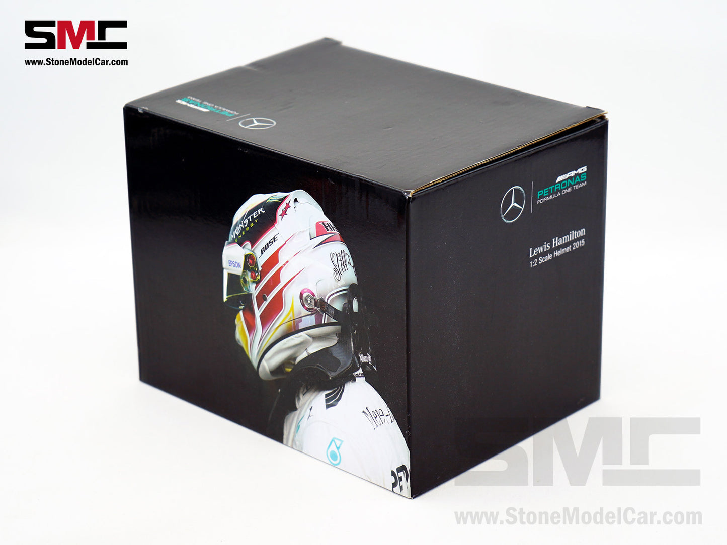 Mercedes F1 W06 #44 Lewis Hamilton US GP 2015 3x Times World Champion BELL 1:2 Miniature Helmet