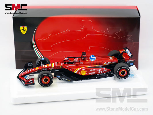 Ferrari F1 SF-24 #16 Charles Leclerc Winner Monaco GP 2024 BBR 1:18 Polifoam Packaging