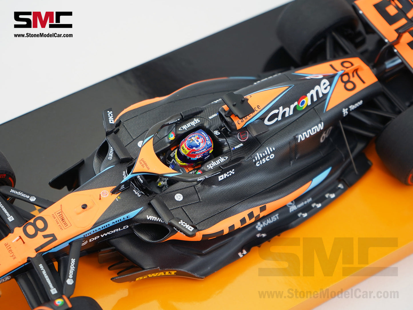 McLaren F1 MCL60 #81 Oscar Piastri 1st Career Point 8th Australian GP 2023 1:18 MINICHAMPS