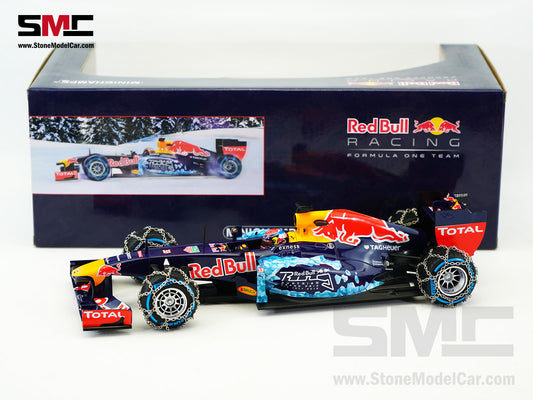[Pre-Owned] Red Bull F1 RB7 #33 Max Verstappen Sneeuw Snow Demonstratie Run 2016 1:18 MINICHAMPS