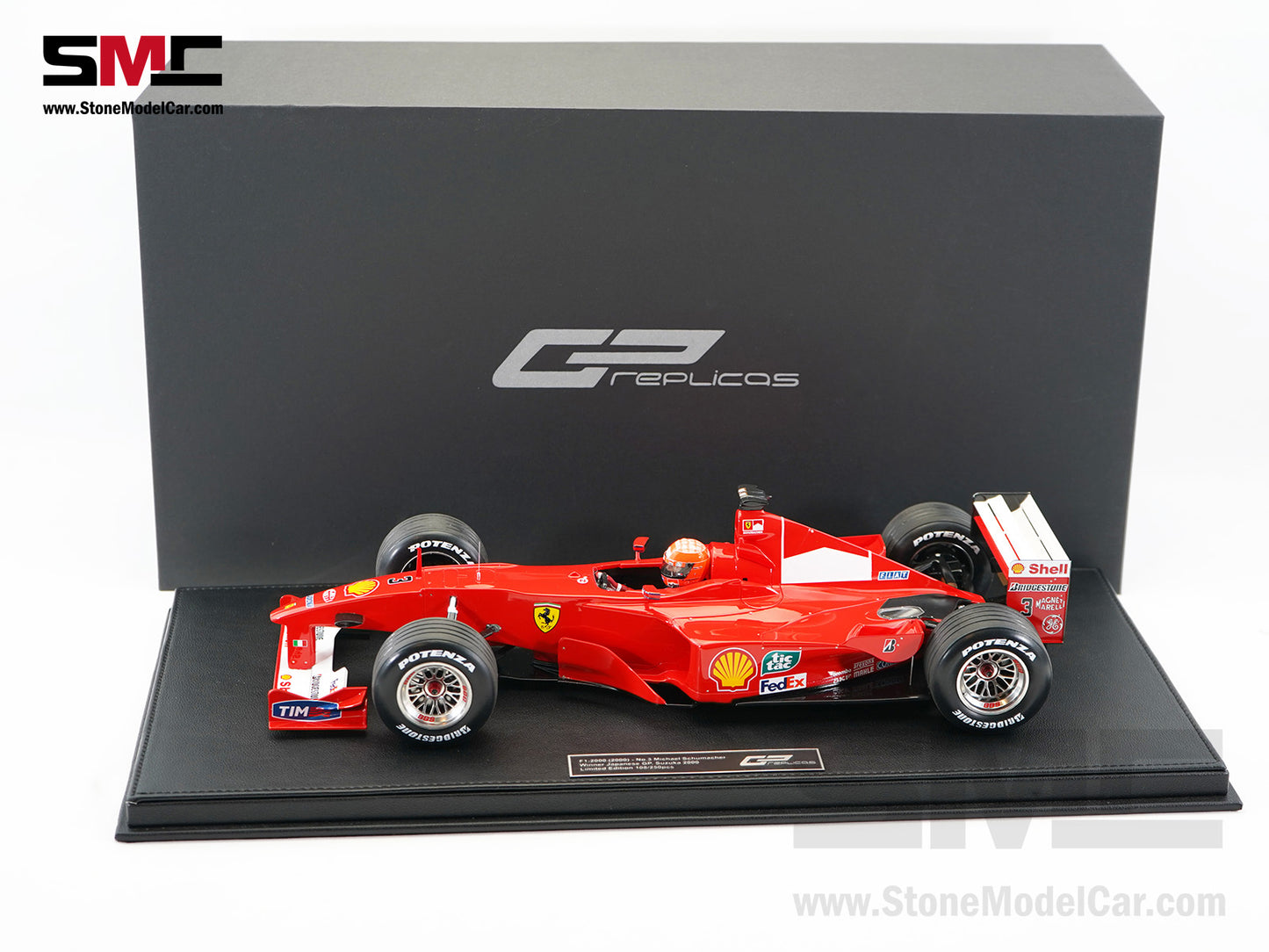 Ferrari F1 F1-2000 #3 Michael Schumacher Japan GP 2000 World Champion 1:12 GP REPLICAS GP1227CWD