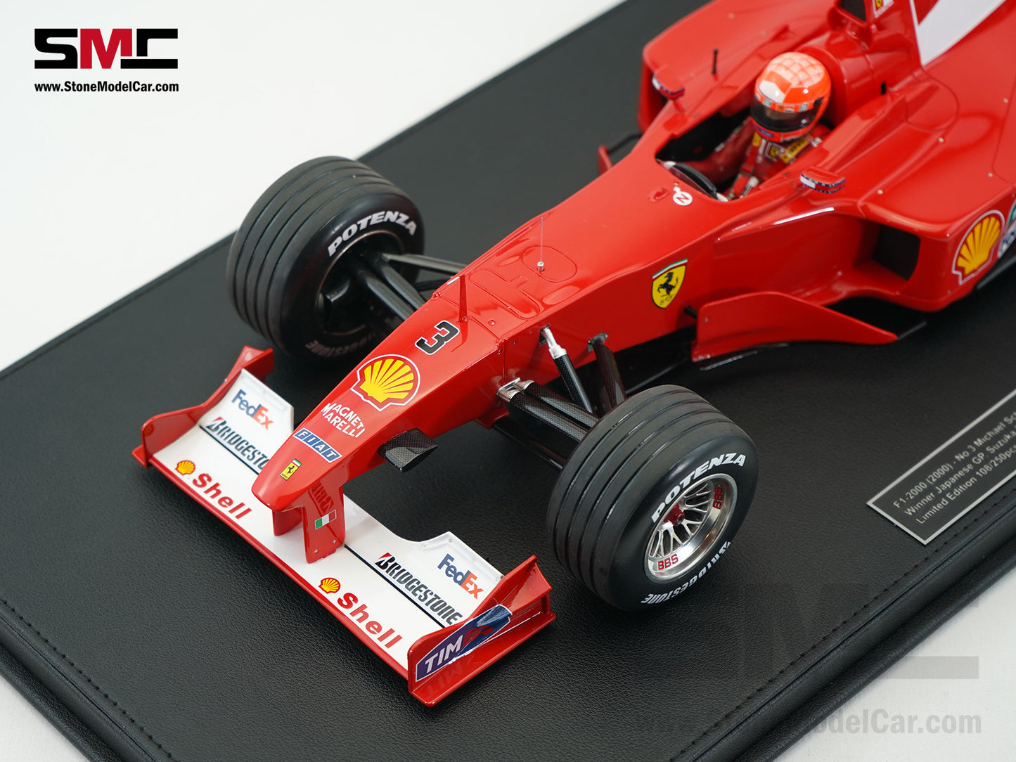 Ferrari F1 F1-2000 #3 Michael Schumacher Japan GP 2000 World Champion 1:12 GP REPLICAS GP1227CWD