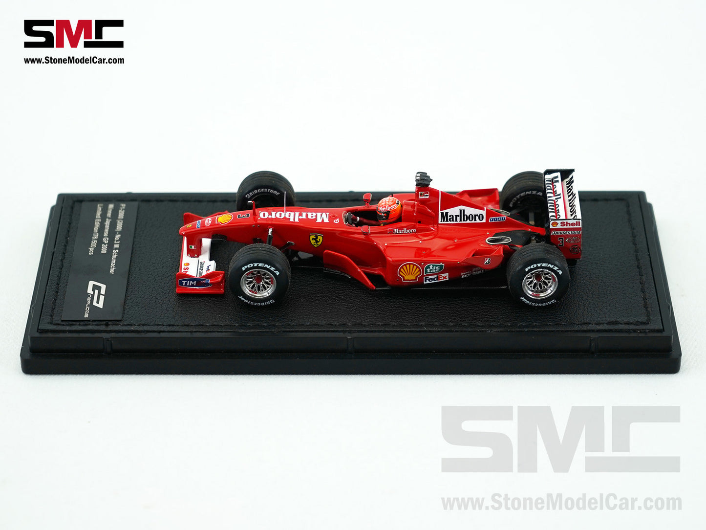 Ferrari F1 F1-2000 #3 Michael Schumacher Japan GP 2000 World Champion 1:43 GP REPLICAS with Driver & Decal