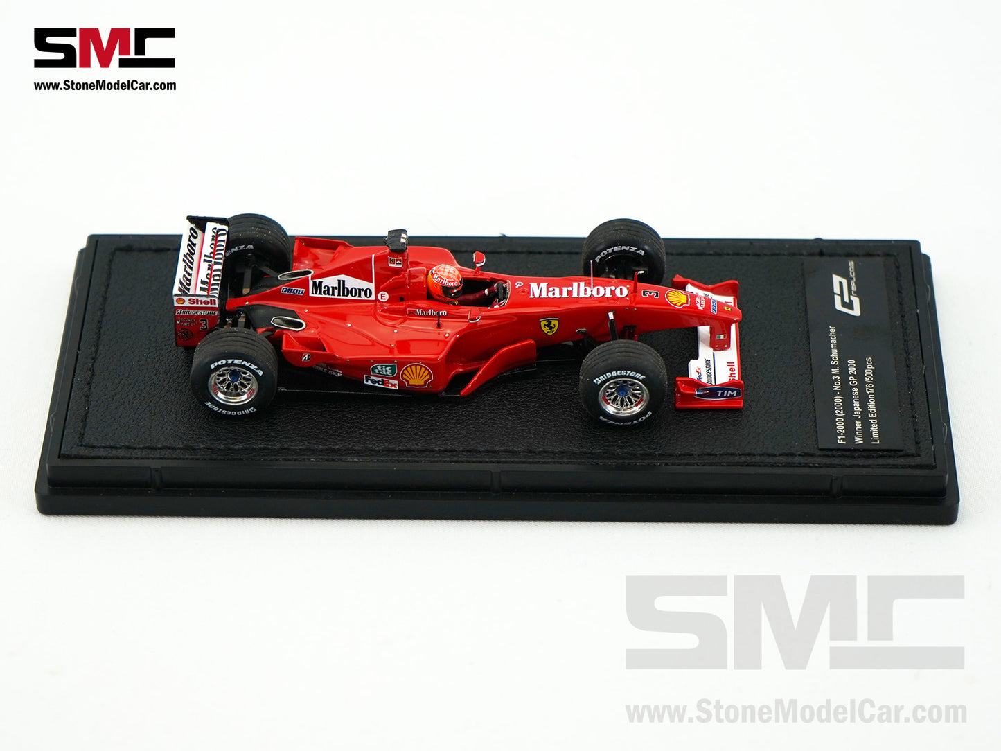 Ferrari F1 F1-2000 #3 Michael Schumacher Japan GP 2000 World Champion 1:43 GP REPLICAS with Driver & Decal