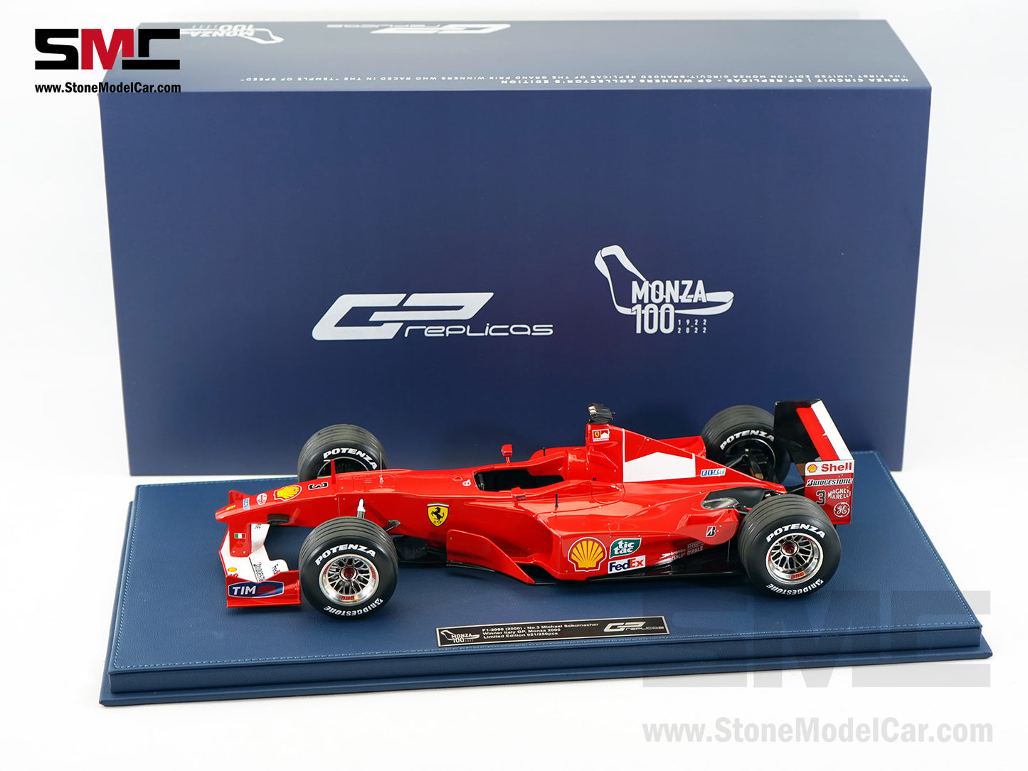 Ferrari F1 F1-2000 #3 Michael Schumacher Italy GP 2000 World Champion 1:12 GP REPLICAS Monza Special
