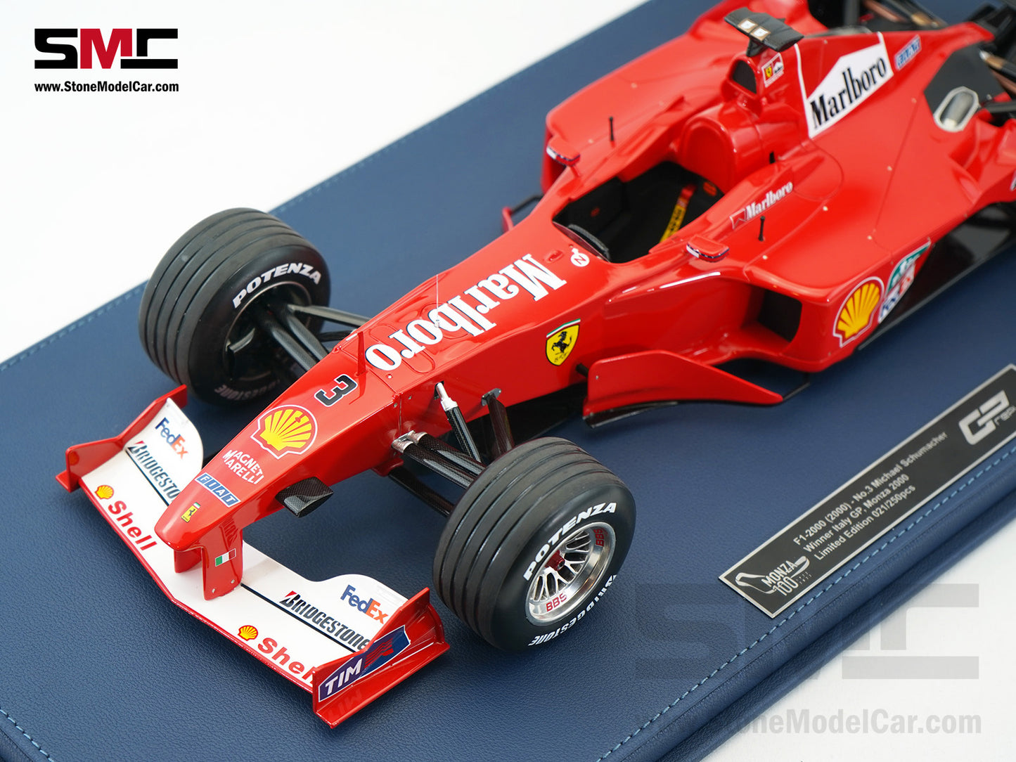 Ferrari F1 F1-2000 #3 Michael Schumacher Italy GP 2000 World Champion 1:12 GP REPLICAS Special w Decal