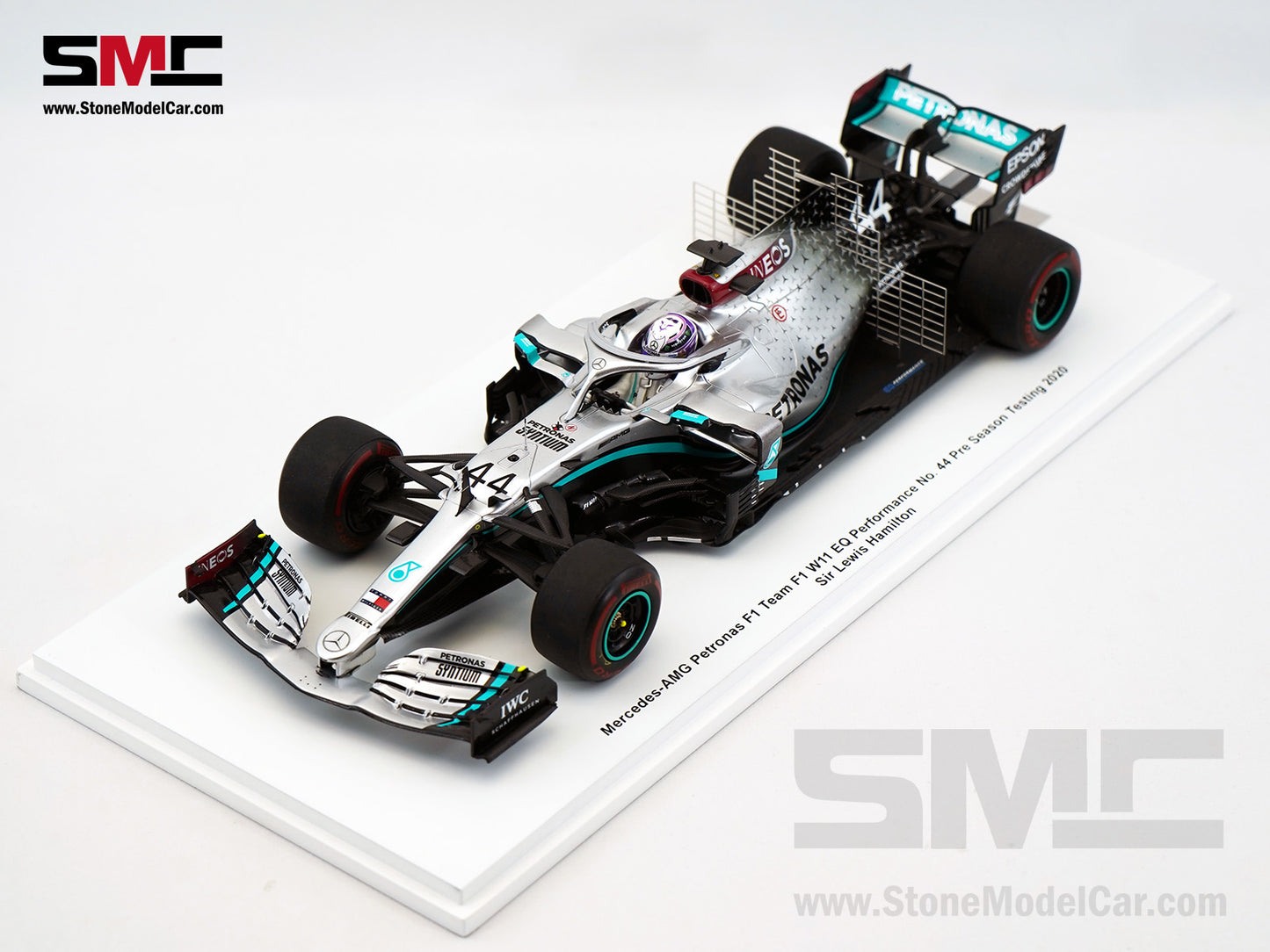 2020 7x World Champion Mercedes F1 W11 #44 Lewis Hamilton Barcelona Test 1:18 Spark 18SP271