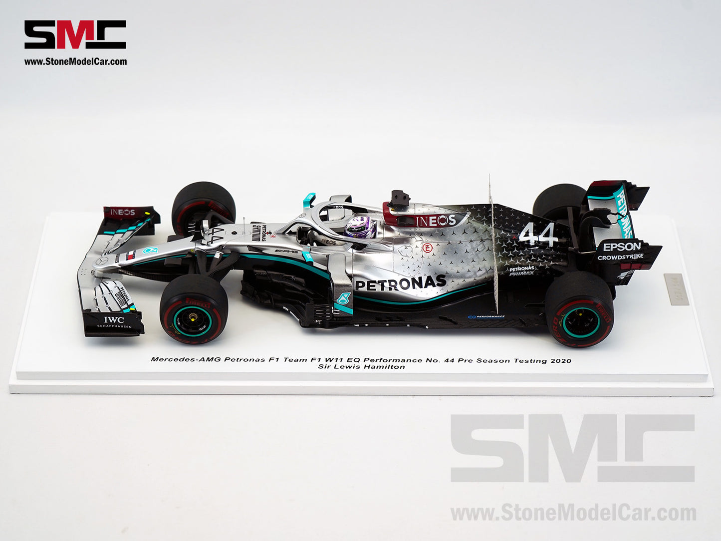 2020 7x World Champion Mercedes F1 W11 #44 Lewis Hamilton Barcelona Test 1:18 Spark 18SP271