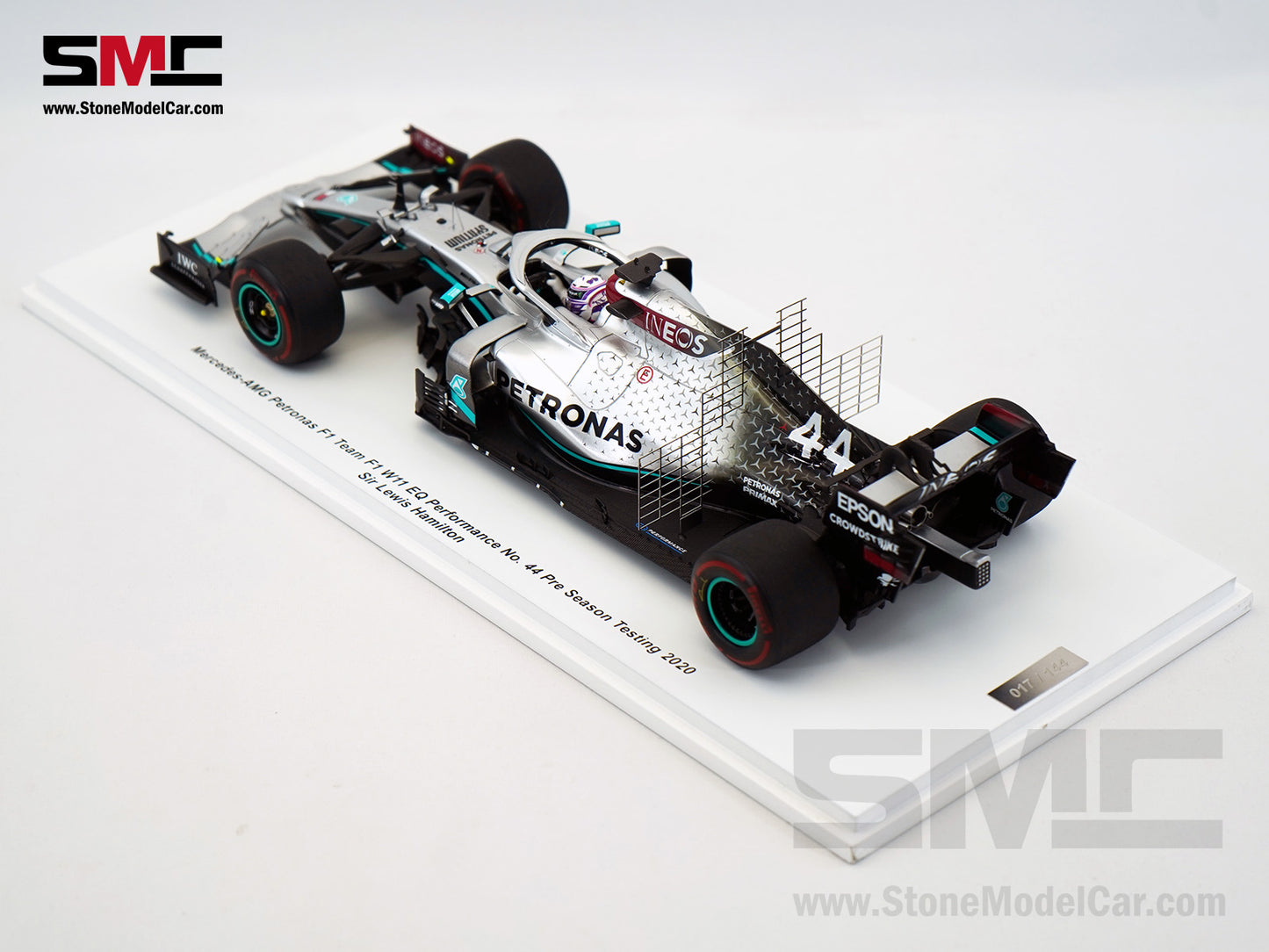 2020 7x World Champion Mercedes F1 W11 #44 Lewis Hamilton Barcelona Test 1:18 Spark 18SP271