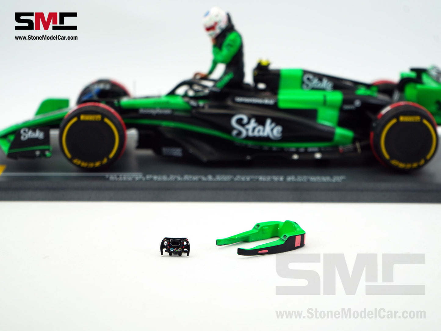 Stake F1 KICK Sauber C44 #24 Zhou Guanyu Chinese GP Start Race 2024 Spark 1:18 Special Edition