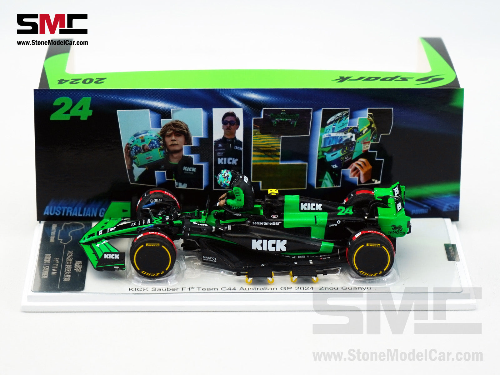 Stake F1 KICK Sauber C44 #24 Zhou Guanyu Australian GP Start Race