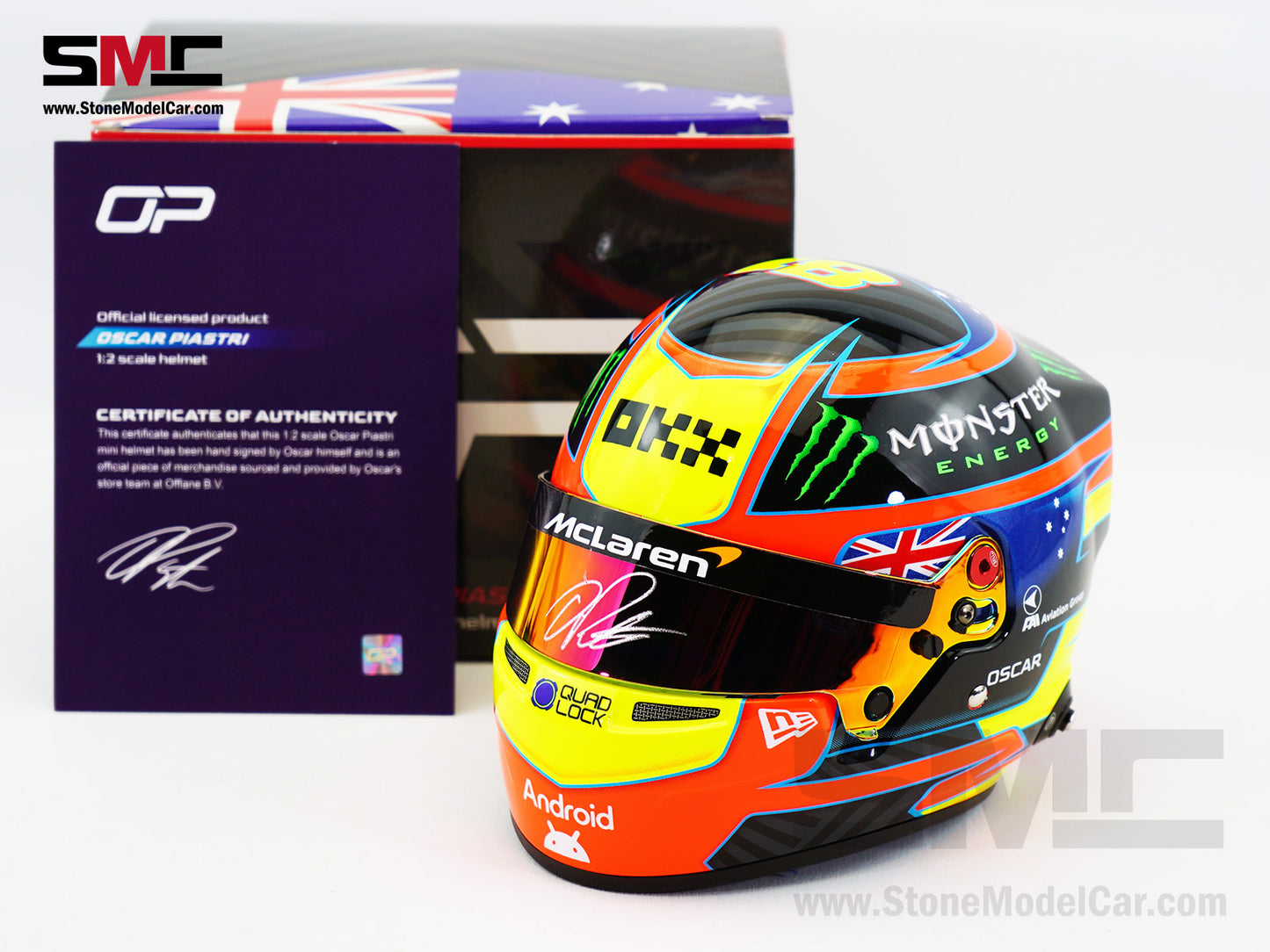McLaren F1 MCL39 #81 Oscar Piastri Season 2025 BELL 1:2 Official Signed Helmet