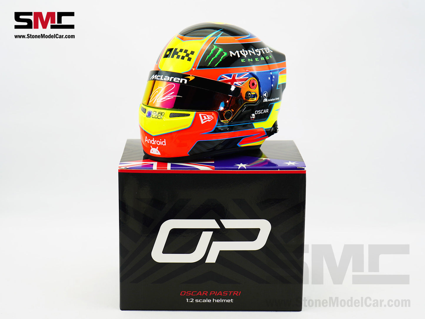 McLaren F1 MCL39 #81 Oscar Piastri Season 2025 BELL 1:2 Official Signed Helmet