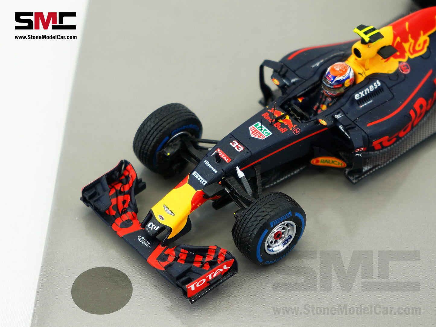 Red Bull F1 RB12 #33 Max Verstappen Brazil GP 3rd Place Podium 2016 1:43 Spark Special Edition