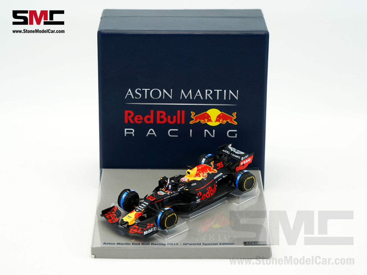 Red Bull F1 RB15 #33 Max Verstappen Hungary GP 2019 1st Career Pole Spark 1:43 Special Edition