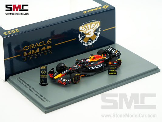 Red Bull F1 RB19 #1 Max Verstappen Winner Qatar GP 2023 World Champion Spark 1:43 S8919