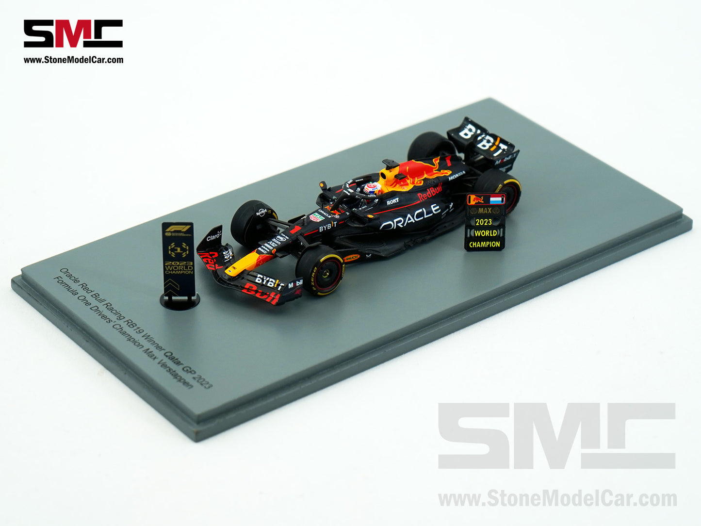 Red Bull F1 RB19 #1 Max Verstappen Winner Qatar GP 2023 World Champion Spark 1:43 S8919
