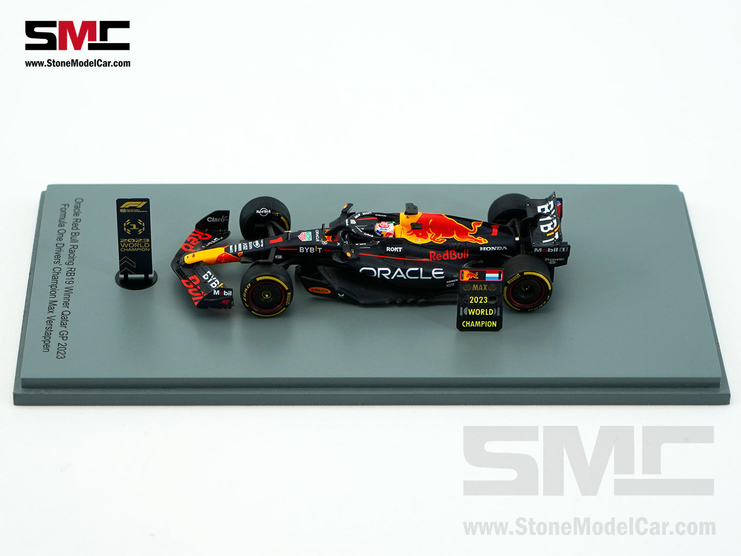 Red Bull F1 RB19 #1 Max Verstappen Winner Qatar GP 2023 World Champion Spark 1:43 S8919