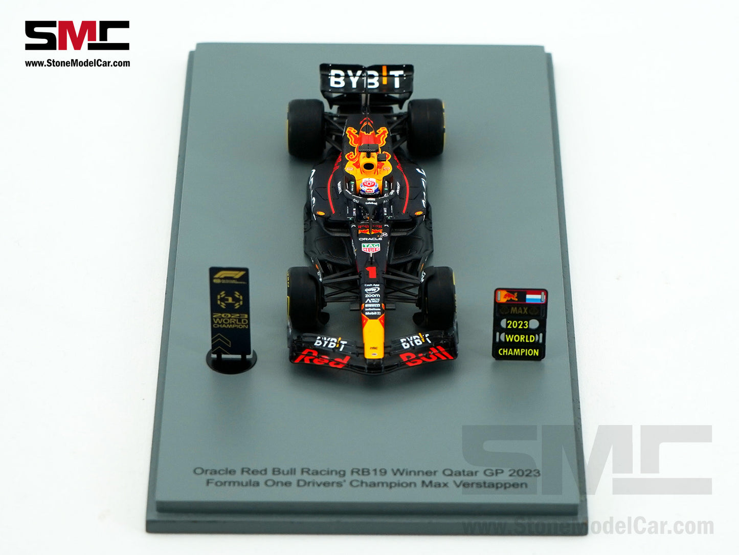 Red Bull F1 RB19 #1 Max Verstappen Winner Qatar GP 2023 World Champion Spark 1:43 S8919