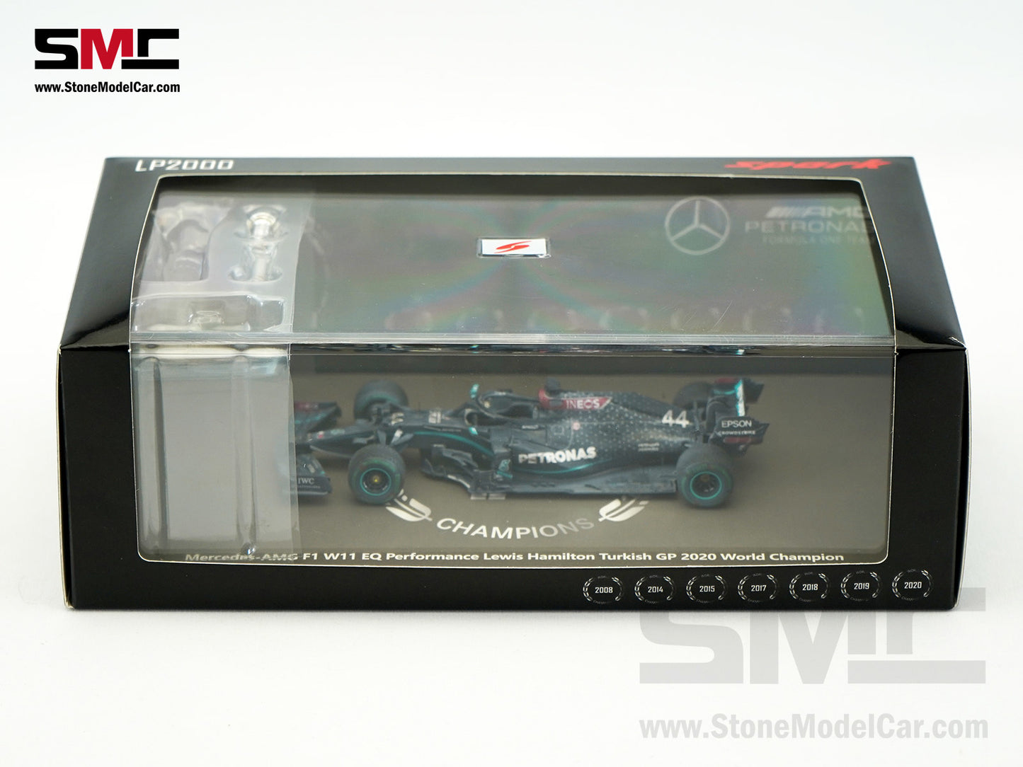 Mercedes F1 W11 #44 Lewis Hamilton Turkey GP 2020 7x World Champion 1:43 Spark Figure Special Edition