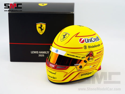 Ferrari F1 SF-25 #44 Lewis Hamilton Season 2025 BELL 1:2 Miniature Helmet