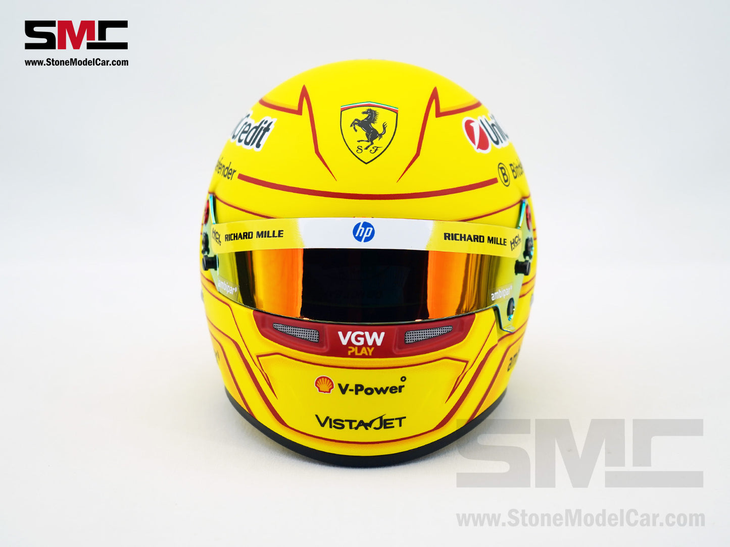 Ferrari F1 SF-25 #44 Lewis Hamilton Season 2025 BELL 1:2 Miniature Helmet