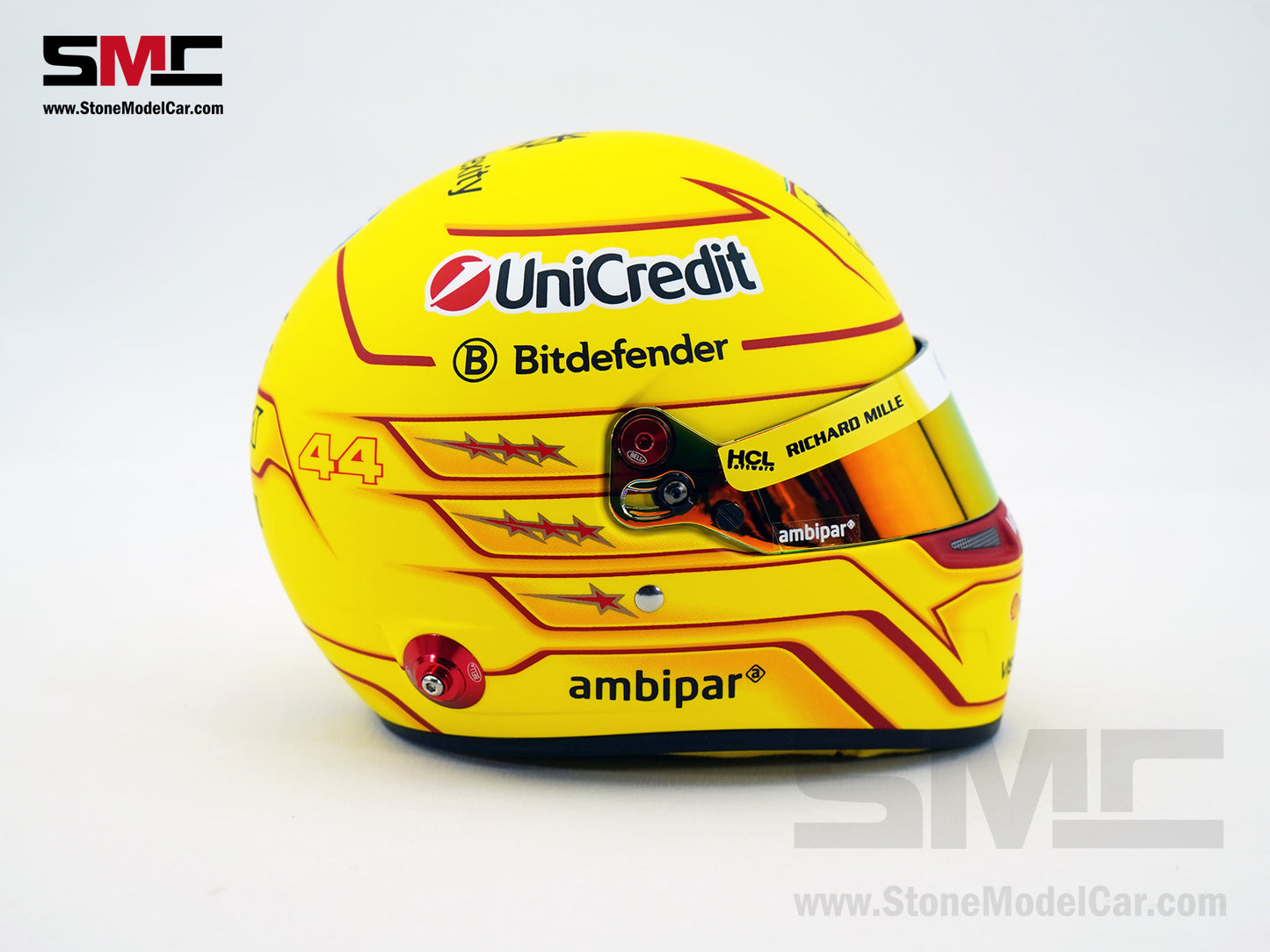 Ferrari F1 SF-25 #44 Lewis Hamilton Season 2025 BELL 1:2 Miniature Helmet