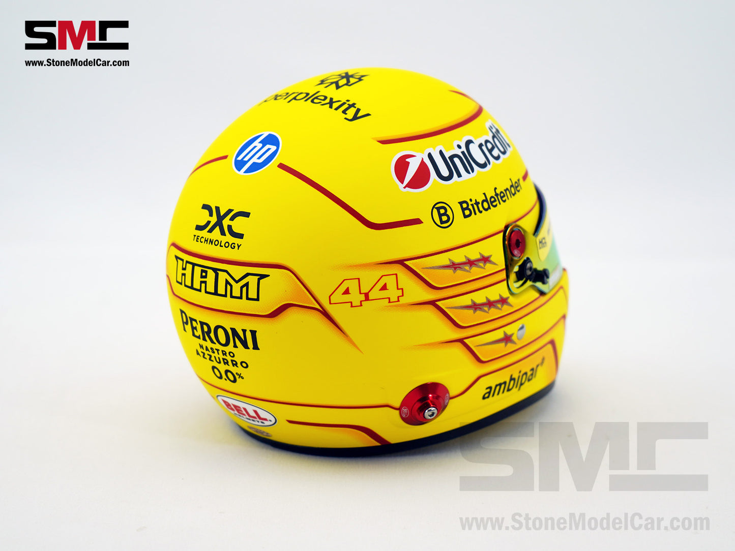 Ferrari F1 SF-25 #44 Lewis Hamilton Season 2025 BELL 1:2 Miniature Helmet