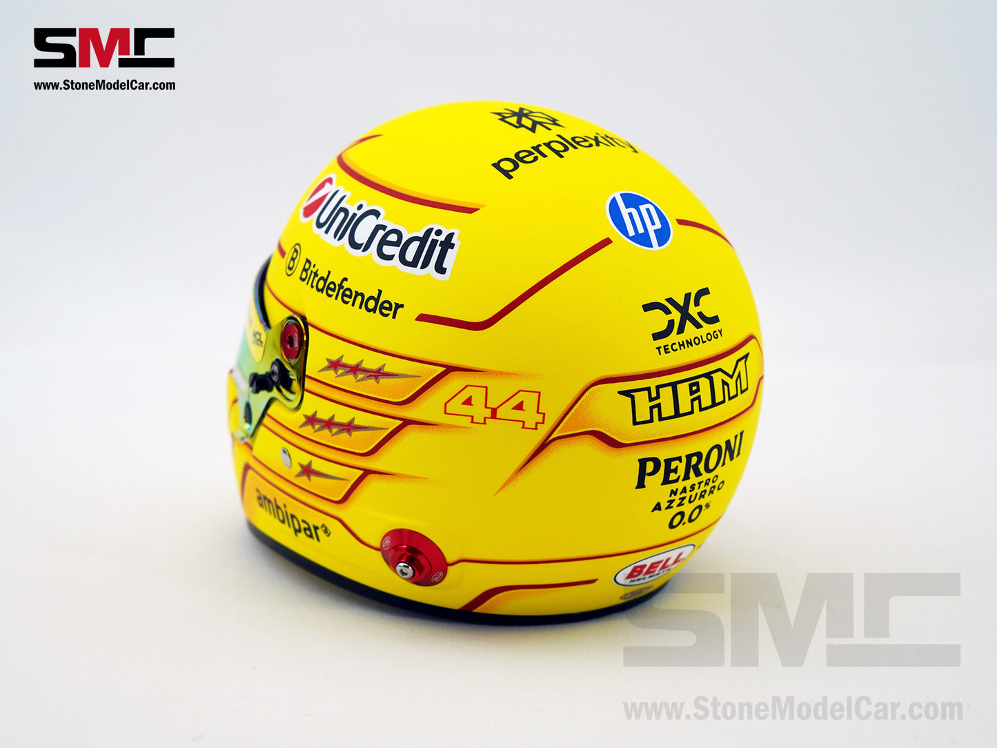 Ferrari F1 SF-25 #44 Lewis Hamilton Season 2025 BELL 1:2 Miniature Helmet