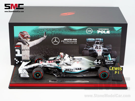 Mercedes AMG F1 W10 #44 Lewis Hamilton German GP 2019 World Champion 1:18 Spark Figure Edition