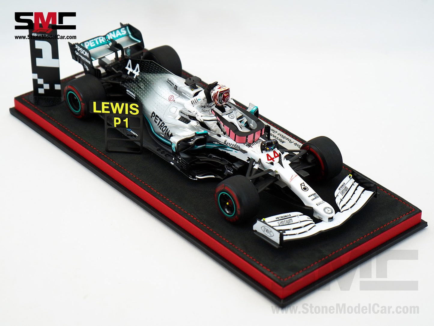 Mercedes AMG F1 W10 #44 Lewis Hamilton German GP 2019 World Champion 1:18 Spark Figure Edition