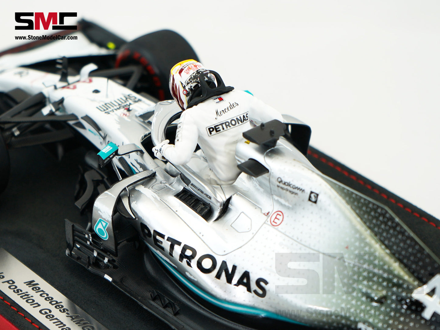 Mercedes AMG F1 W10 #44 Lewis Hamilton German GP 2019 World Champion 1:18 Spark Figure Edition