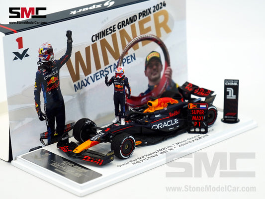 Red Bull F1 RB20 #1 Max Verstappen Chinese GP Winner 2024 World Champion 1:43 Spark Special